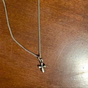 James Avery 16” cross necklace
